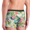 thumbnail image 5 of Fotbe Tropical Flowers Men’s Total Support Pouch Boxer Briefs, X-Temp Cooling, Moisture-Wicking Underwear, Regular, Long-leg and Trunk-Large, 5 of 9