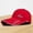 Red, variant on White Oversize Baseball Cap Cotton Adjustable Snapback Multipack Ball Caps for Custom Embroidery Running Workouts Outdoor One Size