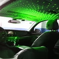 thumbnail image 3 of Car Ceiling Projector Light USB Interface Mini Projector car ceiling projector car Lamp 360 Degrees Adjustable Ambient Lamp, Green, 3 of 8