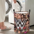 thumbnail image 7 of Large Laundry Basket with Handle, WWE Collapsible Laundry Hamper, Dirty Clothes Storage Basket for Living Room, Bathroom, Bedroom, College Dorm, 7 of 7