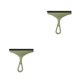 thumbnail image 1 of Wosthever cepillo de limpieza limpiaparabrisas herramienta de limpieza mano de obra fina práctico ABS ahorro de espacio fregador de pared Verde 2piezas, 1 of 6