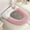 Pink, variant on RyanK Toilet Seat Cover Pads,1Pieces Thicker Bathroom Soft Toilet Seat Cover Pad With Handle Toilet Lid Cover Cushion Soft Thicker Stretchable Washable Fits All Oval Toilet Seats Gray