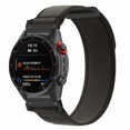thumbnail image 2 of For Coros Vertix 2 / Garmin Fenix 7X / 6X / 5X 26mm Trail Loop Nylon Band Soft Watch Strap - R, 2 of 5