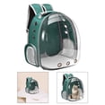 thumbnail image 4 of portátil de viaje para mascotas, transpirable para perros, gatos, cápsula para cachorros, impermeable transparente transpirabl - Verde Sunnimix Transportín de viaje para mascotas, 4 of 7