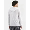 thumbnail image 3 of Athletic Works Men's Tri Blend Long Sleeve T-Shirt Hoodie, Sizes S-3XL, 3 of 5