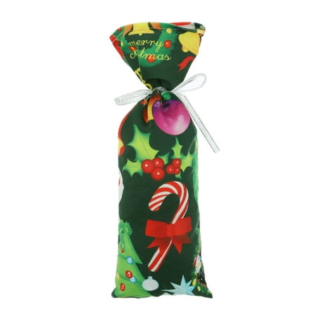 

Family Santa s Bottle Cover Bag Christmas Decoration