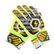 thumbnail image 2 of Guantes de portero para adultos, de látex sintético, profesionales, antideslizantes, transpirables, para entrenamiento y competición, color amarillo, talla S, 2 of 14