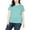Teal, variant on Style & Co. Womens Plus Side Tie Crewneck T-Shirt Navy 1X