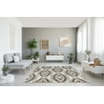 thumbnail image 2 of Linon Home DÃ©cor Elegance Area Rug Collection, White and Brown, 8' x 10', 2 of 5