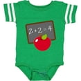 thumbnail image 3 of Inktastic Chalkboard and Apple School Boys or Girls Baby Bodysuit, 3 of 5