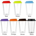 thumbnail image 4 of Milke Juice Cup Coffee Mug With Lid Drinking Utensil 350Ml Thermal Insulation Home Double Layer Glass, 4 of 5