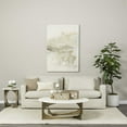 thumbnail image 3 of Round Live-Edge Side Table with Marble Top and Gold Metal Base, 3 of 3