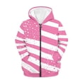 thumbnail image 5 of DISNIMO American Flag Hoodie Girls Pink Hoodies Zip Up for Teen Girls Sweatshirts Size 11-13 Sweatshirt Hoodie Kids Zipper Jacket Boys Jackets 4th of July Hoodies with Pockets Children Clothing, 5 of 7