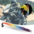 thumbnail image 4 of Helmet Braid Pigtails Realistic Removable Gradient Women Motorcycle Helmet Dirty Braid Cycling Equipment, 4 of 7