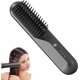 thumbnail image 1 of Cordless Hair Straightener Brush, Cordless Hot Comb - USB Rechargeable Hair Straightener Brush - 3D Pronged Flat Iron Comb with 3 Strokes, Portable fo, 1 of 4