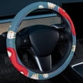 thumbnail image 2 of Tiny Teeth 14.5 Inch Printing PVC Leather Steering Wheel Cover Auto Accessories, 2 of 6