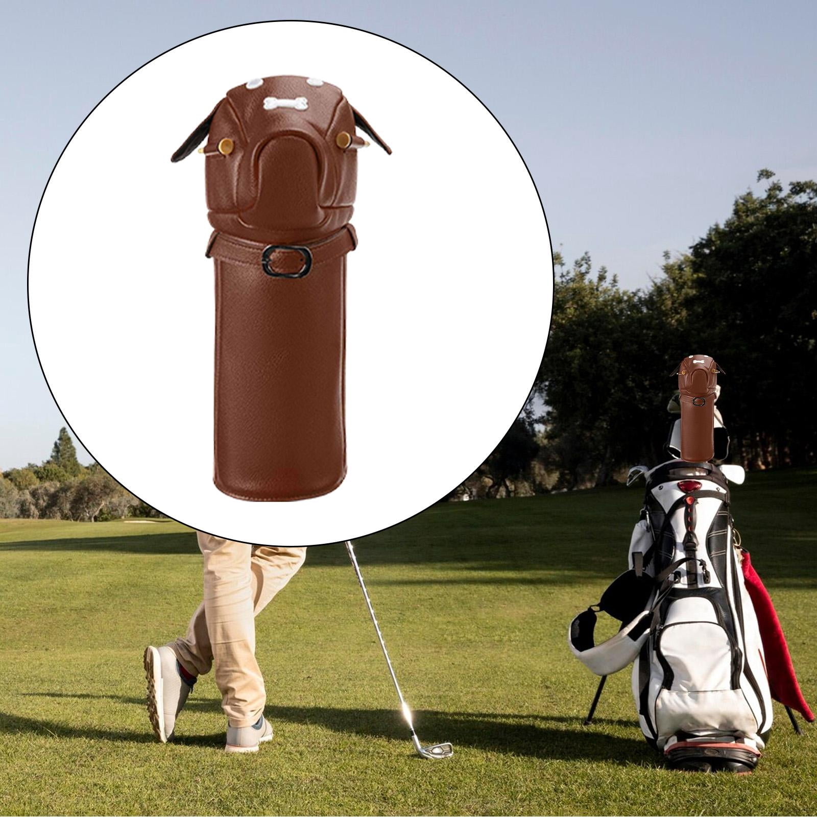 funtasica Club Headcover for Golf And Drivers - Lightweight Gift for Golfers - Scratch-resistant Impact Protection - Practical Protection - Cute dark brown