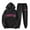 Black, variant on Trapstar Hoodies for Women Sets Long Sleeve Graphic Sweatshirts Loose Trapstar Street Hip-hop Pullover Sweatshirts+Sweatpants Women Set of 2 Classic Sweatshirts(Black, L)