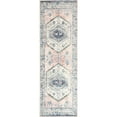thumbnail image 2 of nuLOOM Chase Faded Vintage Medallion Area Rug, 2' 8" x 8', Runner, Light Pink, 2 of 9