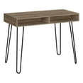 thumbnail image 1 of Monarch Specialties Computer Desk, Home Office, Laptop, Left, Right Set-up, Storage Drawers, 40"l, Work, Metal, Laminate, Brown, Black, Contemporary, Modern, 1 of 4