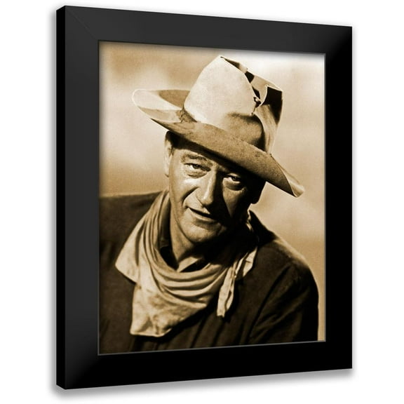 Hollywood Photo Archive 12x14 Black Modern Framed Museum Art Print Titled - Rio Bravo - John Wayne