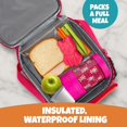 thumbnail image 4 of Boîte à Lunch Isolée Durable avec Courroies pour Sac à Dos pour l'École - Sac à Lunch Réutilisable Fourre-Tout pour Repas avec Poignée pour Enfants et Tout-Petits, Fonctionne avec Boîte Bento, Bentgo, Kinsho, Yumbox – Corgi, 4 of 5
