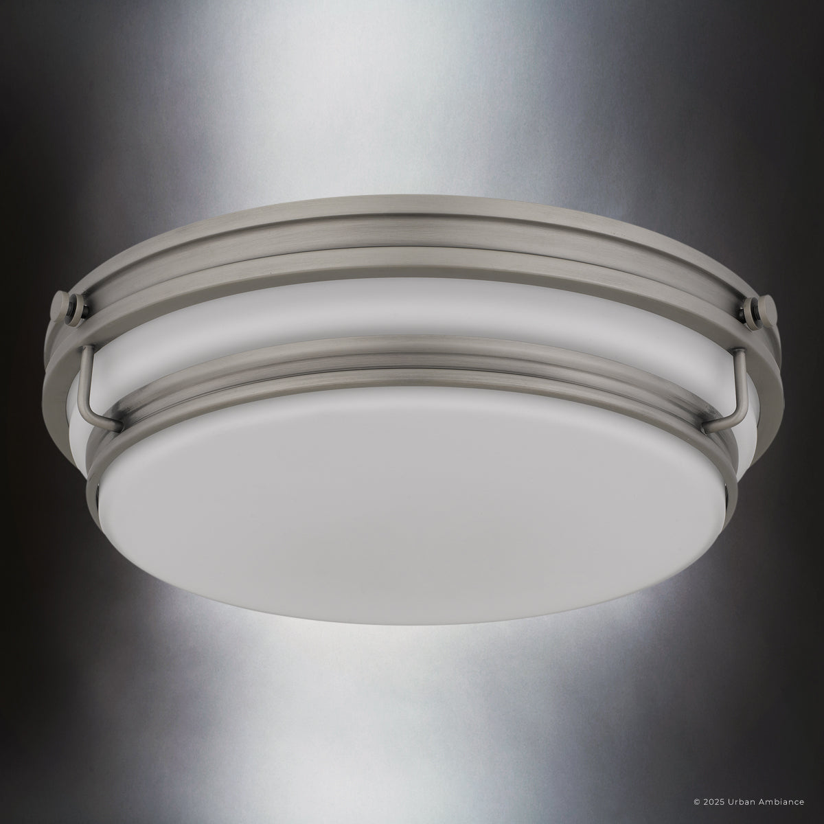 Luxury Contemporary Ceiling Light, Antique Nickel, UQL6374