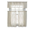 thumbnail image 6 of Better Homes & Gardens Embroidered Botanical Valance & Tier Set, 3-Piece Curtain, Indoor, Papyrus Beige, 60" W x 36" L, Adult, Teen, 6 of 6