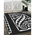 thumbnail image 3 of Ahgly Company Machine Washable Indoor Square Transitional Dark Goldray Area Rugs, 7' Square, 3 of 7
