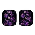 thumbnail image 4 of Binienty Purple Butterfly 2-Piece Car Windshield Sun Shade Foldable Removable and Hand Washable Personalized Style That Keeps Vehicle Cool Universal Fit Most Car, Sedan, Suv, or Van, 4 of 7