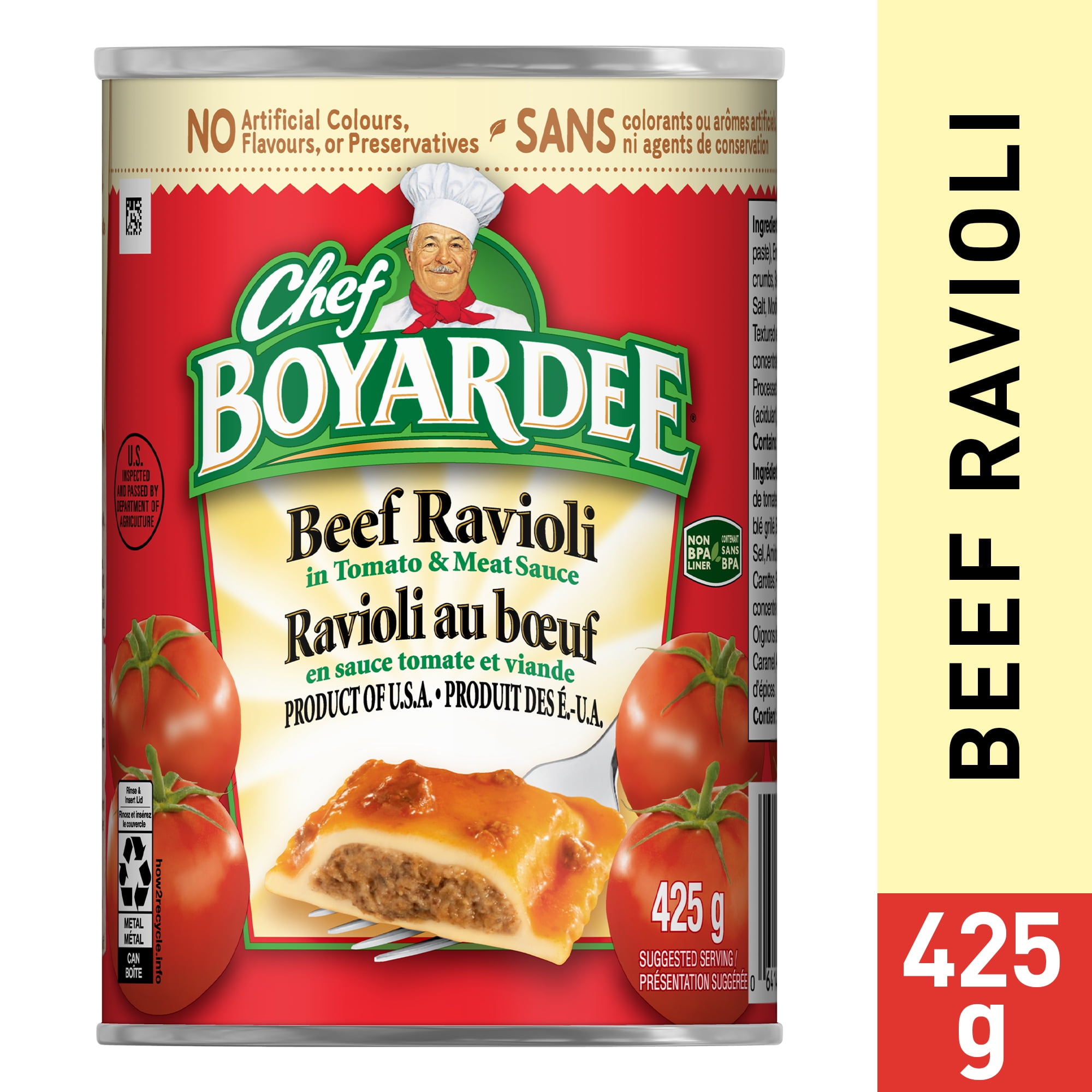 Chef Boyardee Beef Ravioli in Tomato And Meat Sauce 425 g Walmart