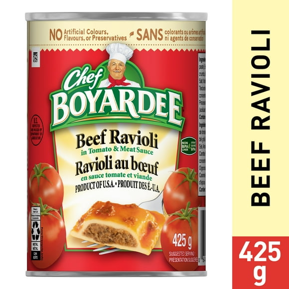 Chef Boyardee® Beef Ravioli in Tomato And Meat Sauce, 425 g