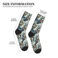 thumbnail image 3 of Pofeuu Hawaiian Style Print Crew Socks, Adult Running Hiking Socks for Youth and Adult, 3 of 7