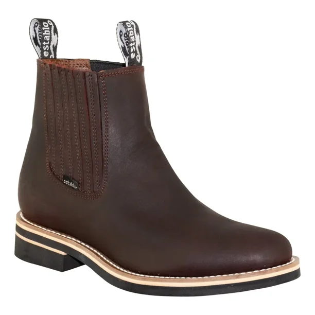 Bota Botín Establo Piel Res Suela Goma Modelo 515