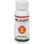 (4 Pack) Mel-O-Chew Melatonin for Kids - 1mg Chewable Sleep Aid Tablets - Natural Supplement for Children and Adults - Helps Fall Asleep Faster and Stay Sleeping Longer - 200 Count