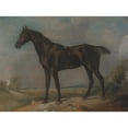 thumbnail image 2 of John Constable 14x11 Gold Ornate Wood Frame and Double Matted Museum Art Print Titled - Golding Constable's Black Riding-Horse, 2 of 4