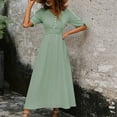 thumbnail image 6 of Njagoc3 Casual Womens Sleeveless A-Line Summer Dress with Simple Design and Lightweight Feel, 6 of 6