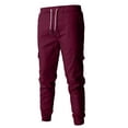 thumbnail image 3 of Eashery Cargo Pants Trousers Relaxed Fit Cargo Pants With Stretch Casual Joggers Pants Linen Pants Men (,L), 3 of 4