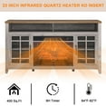 thumbnail image 2 of 55" Electric Fireplace Inserts, 1500W Recessed Stove Heater with 9H Timer, 4 Brightness 11 temperature settings for Indoor Use, 2 of 6