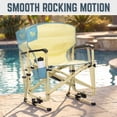thumbnail image 2 of Timber Ridge TEGO™ FlowMotion™ Rocking Camping Chair, Folding Outdoor Rocker with Cup Holder, Desert Oasis, 2 of 7