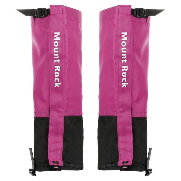 Uxcell Leg Gaiters, Waterproof Shoe Covers Adjustable Snow Boot Gaiter, Purple, S