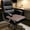 #238coffee, variant on Chair Pads Cushion Office Leather Upholstered Chair Cushions for Barber Chairs, Boss Computer Chair Seat Pad for Internet Cafe Sofa Chair, Non Slip Ergonomic Memory Foam Pressure Relief