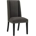 thumbnail image 2 of Modway Baron Dining Chair Fabric Set of 4 in Brown, 2 of 6
