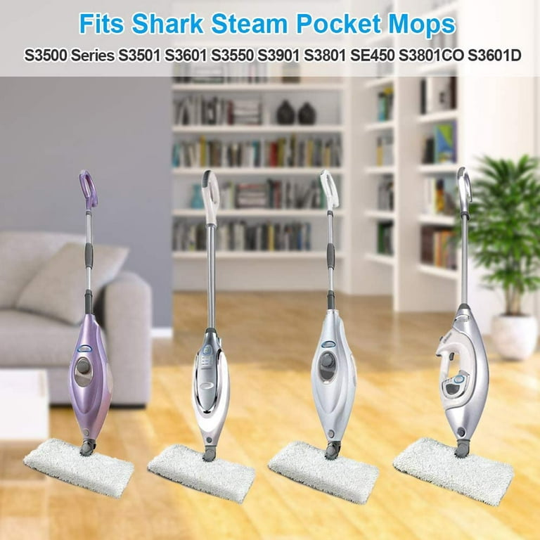 6 Pack Steam Mop Replacement Pads for Shark S3500 Series Steam Mop S3501  S3601 S3550 S3901