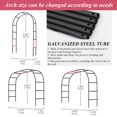 thumbnail image 2 of Tubo engrosado Garden Arch Trellis Ttootle de 1,4 m x 2,4 m o 2,3 m x 1,9 m, 2 of 7