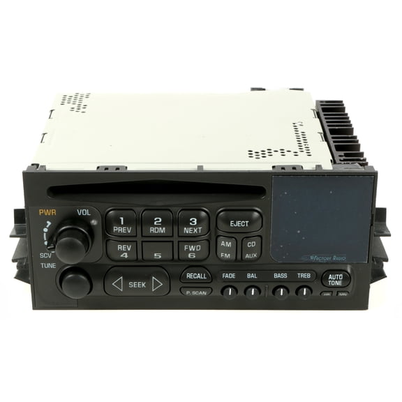 Restored 1995-2005 Chevrolet GMC Truck OEM AM FM CD Radio GM Delco Rebuilt Unit 15765006 (Refurbished)