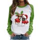 thumbnail image 2 of ICHUANYI Liquidación Moda Mujer Impresión Jersey Tops Manga Larga Cómoda Blusa Sudadera ICHUANYI WER202308245481, 2 of 4