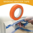 thumbnail image 2 of Cinta de pintor universal Unique Bargains - Cinta de pintura para automóviles DIY sin residuos - Papel crepé naranja - 1 pulgada x 54.7 yardas, 2 of 7