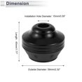 thumbnail image 4 of Protector de almohadilla de choque de marco de motocicleta de aleación de aluminio de 15mm, plástico, protección de carenado, 59mm, 45mm, negro, 2 Pcs, 4 of 7