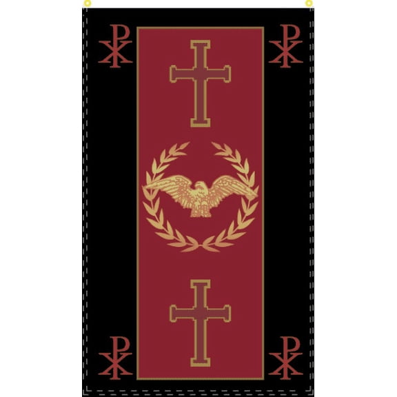 Christian Roman Empire Senate & People of Rome SPQR History Flag Banner 5x3